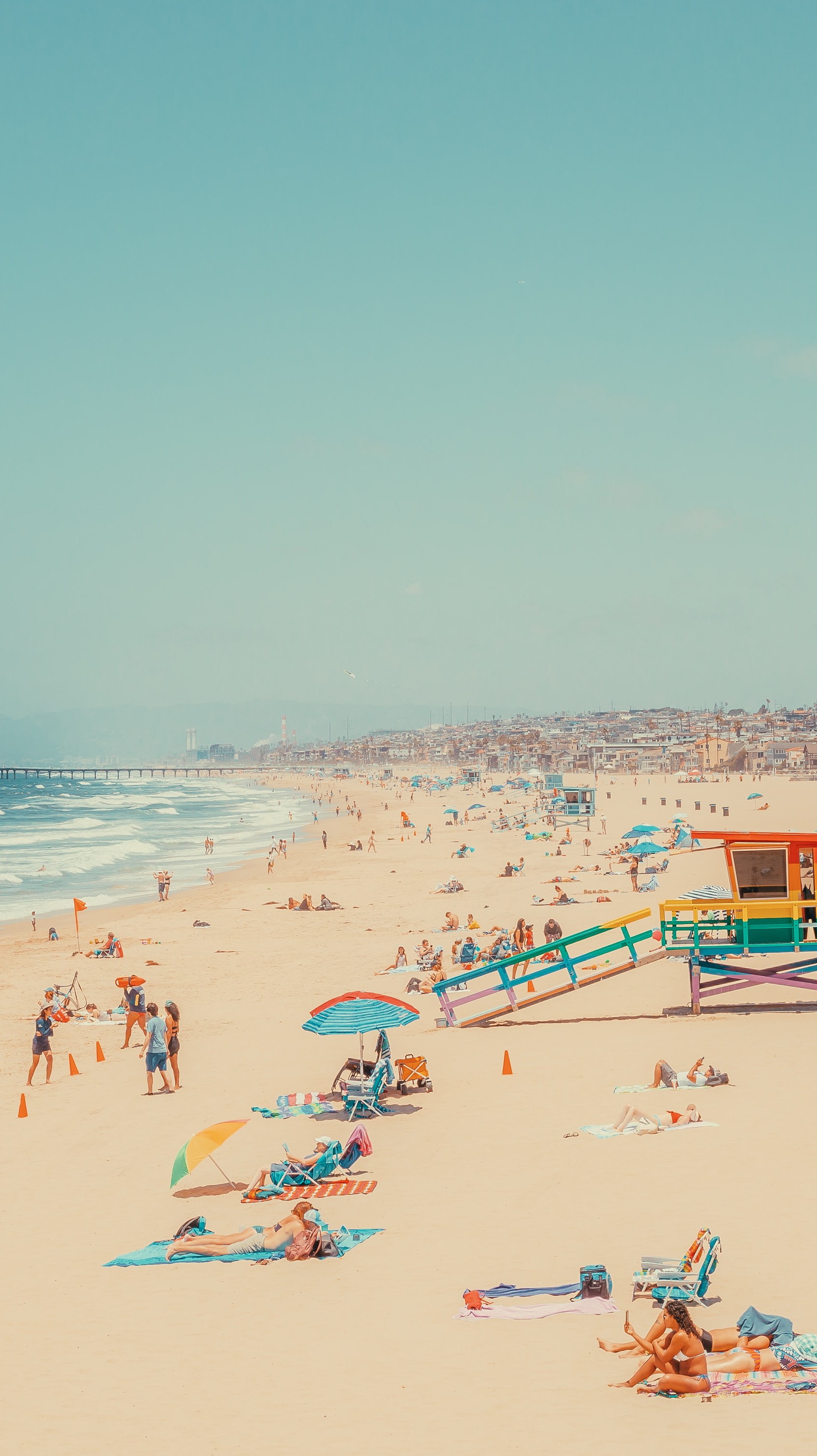 Beautiful beach view HD Iphone Android Wallpaper - by Rocky
