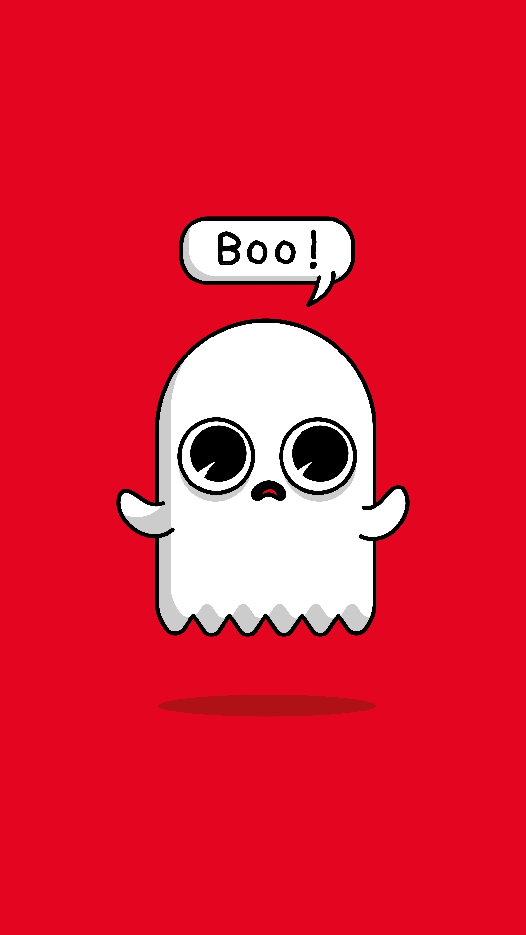 Boo Ghost HD Iphone Android Wallpaper - by Rocky
