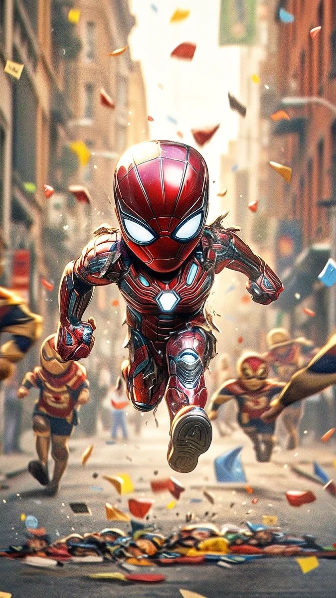 Ironman Cartoon HD Iphone Android Wallpaper - by Rocky