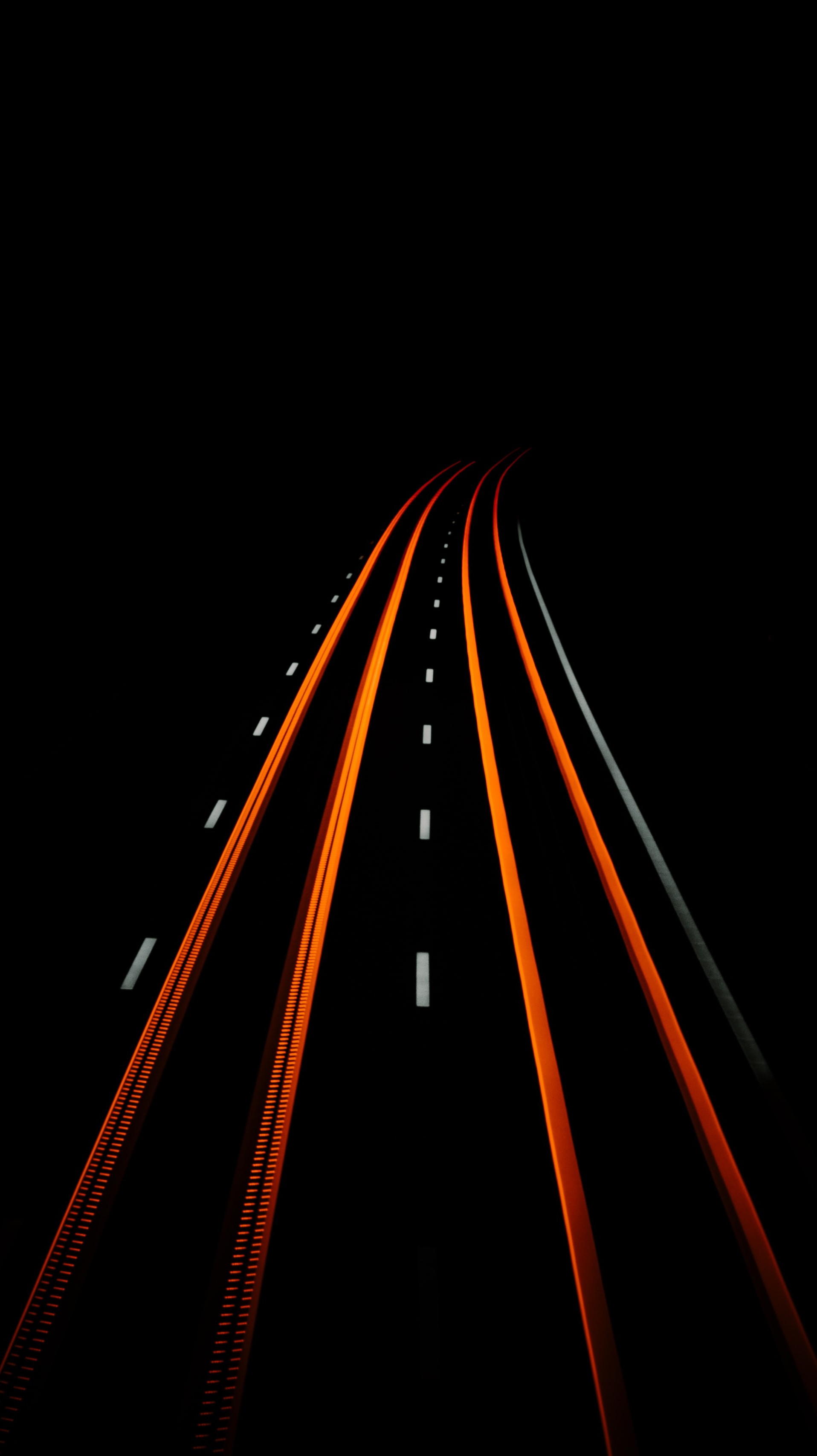 Light Night Road HD Iphone Android Wallpaper - by Rocky
