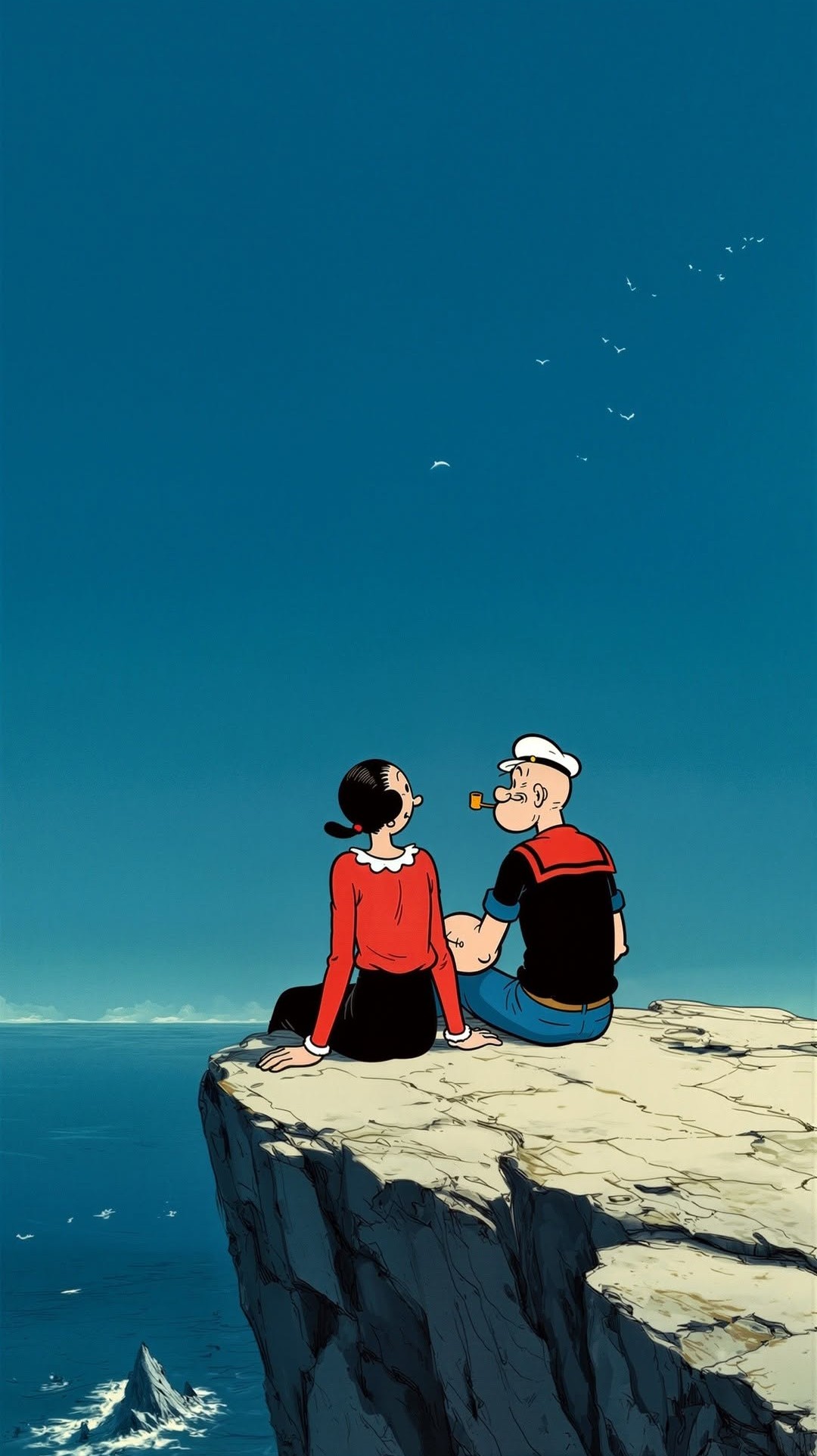Popeye The Sailor Cartoon HD Iphone Android Wallpaper - by Rocky