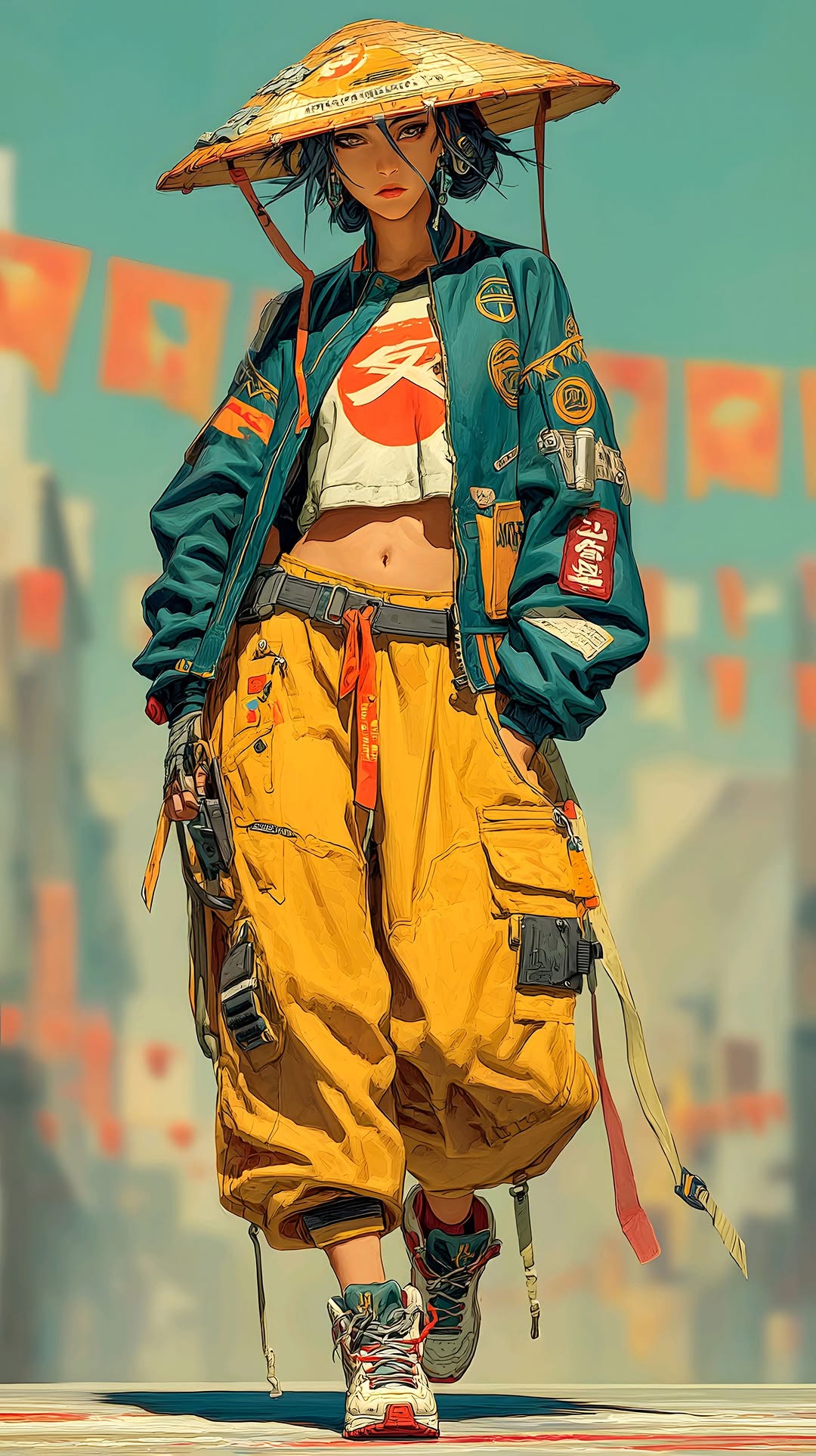 Sun Baked Streets HD Iphone Android Wallpaper - by Rocky