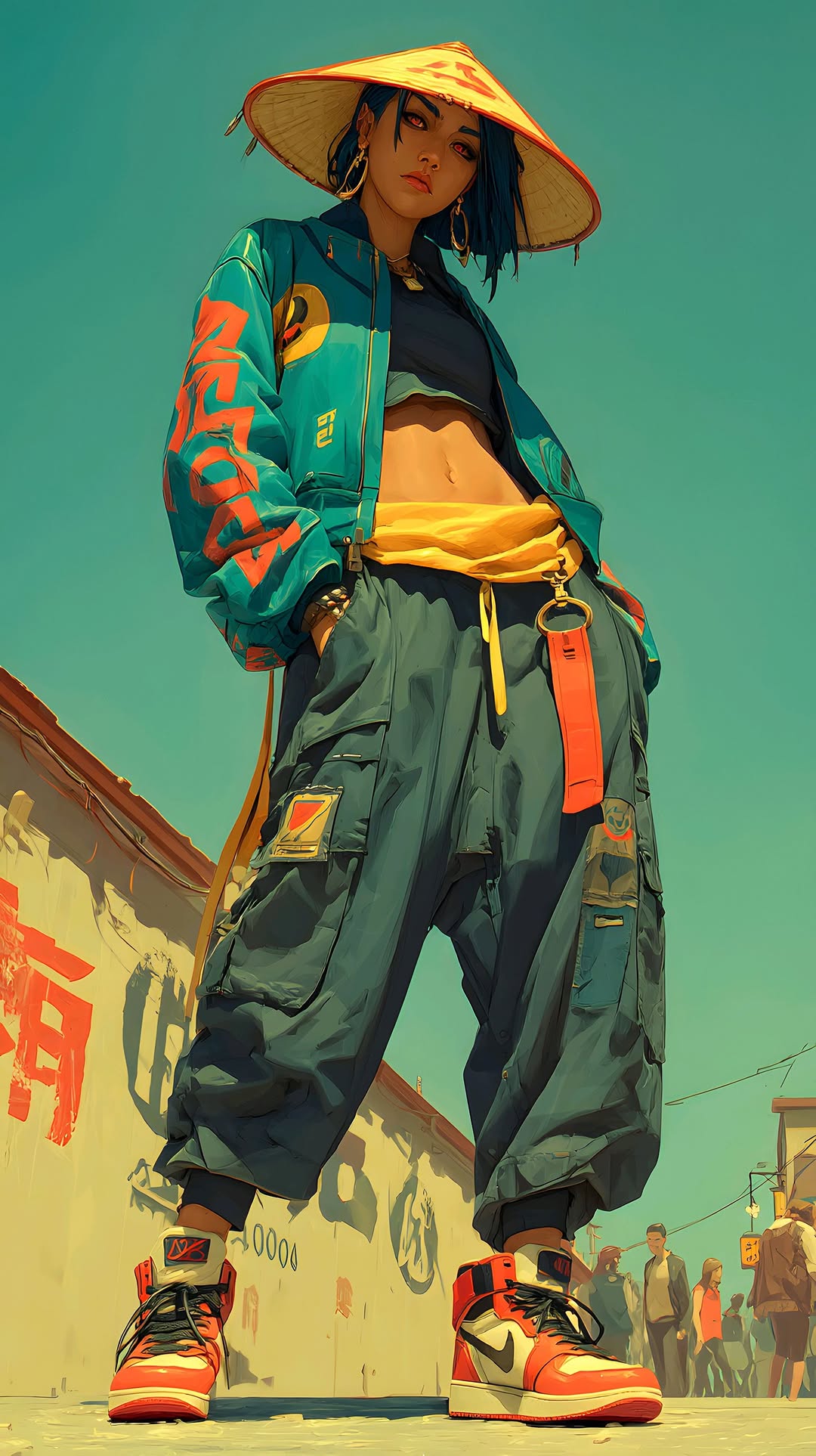 Sun baked street HD Iphone Android Wallpaper - by Rocky