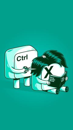Control X Cut ctrl HD Iphone Android Wallpaper