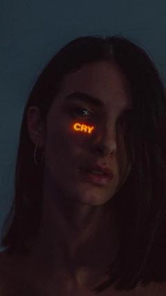 Cry Lonely Girl HD Iphone Android Wallpaper