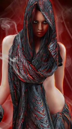 Dark girl hot skull women one person