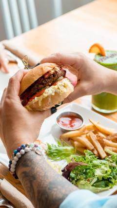 Ham burger HD Iphone Android Wallpaper