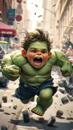 Hulk Cartoon  HD Iphone Android Wallpaper