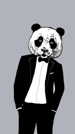 Panda Face HD Iphone Android Wallpaper