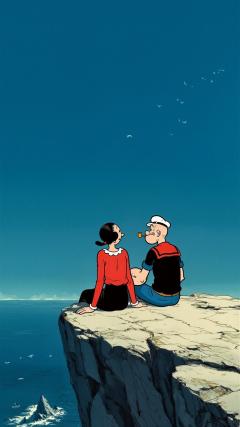 Popeye The Sailor Cartoon HD Iphone Android Wallpaper