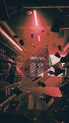Shopping Disaster HD Iphone Android Wallpaper