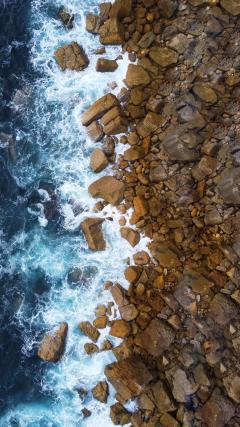 Stone Beach HD Iphone Android Wallpaper