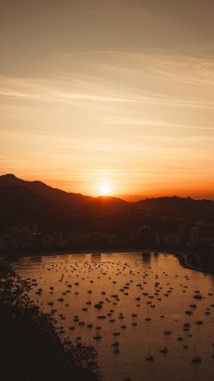 Sun rise morning view HD Iphone Android Wallpaper