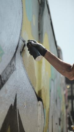 Wall Spray Art HD Iphone Android Wallpaper